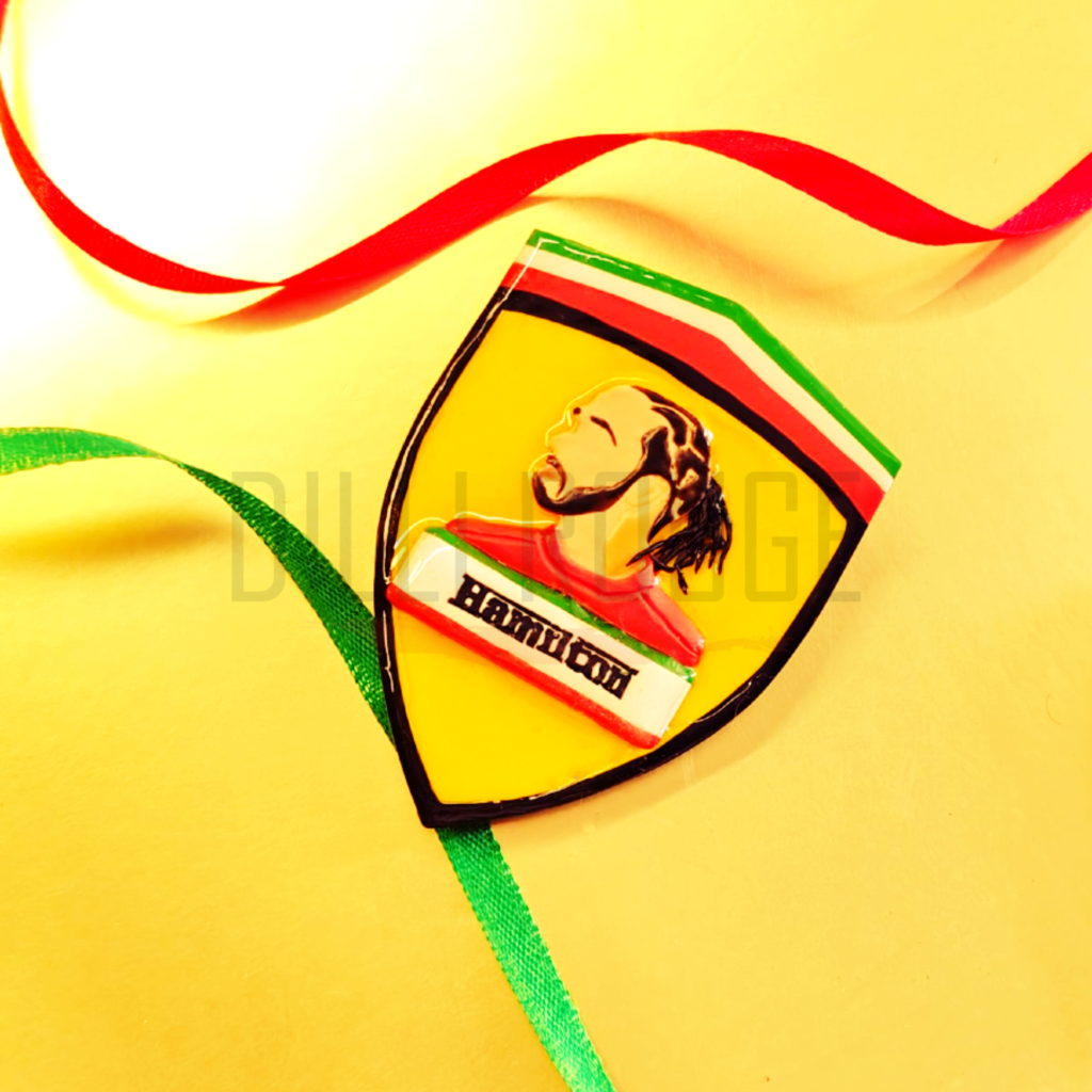 Handcrafted Polymer Clay Lewis Hamilton Fan Badges